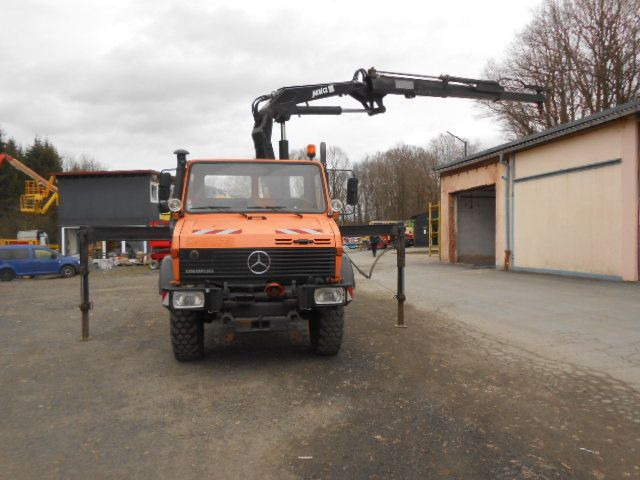 Mercedes-Benz U1450 427/11 mit Kran - قلابات, شاحنة كرين: صور 3 Mercedes-Benz U1450 427/11 mit Kran - قلابات, شاحنة كرين: صور 3