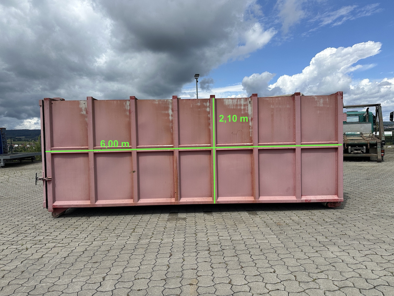 Mercedes-Benz Wassercontainer Mulde 30 cbm Silo für Abrollkipper - شاحنة: صور 2 Mercedes-Benz Wassercontainer Mulde 30 cbm Silo für Abrollkipper - شاحنة: صور 2