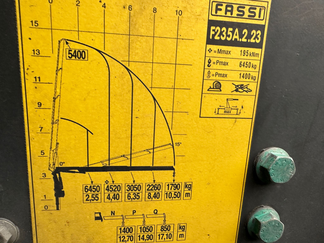 Palfinger FASSI F 235 A.2.23 Kran + Funk - ونش كرين: صور 3 Palfinger FASSI F 235 A.2.23 Kran + Funk - ونش كرين: صور 3