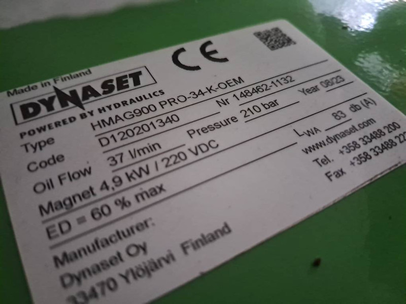 Dynaset HMAG900 - ملحقات - آلات البناء: صور 2 Dynaset HMAG900 - ملحقات - آلات البناء: صور 2