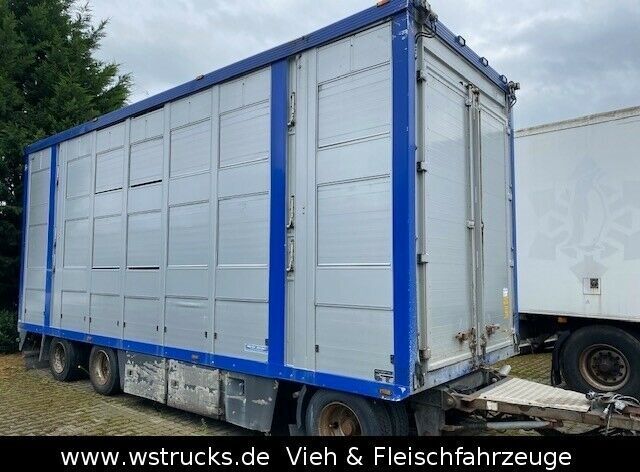 Menke-Janzen Menke 3 Stock Ausahrbares Dach Vollalu Typ 2 - شاحنة نقل المواشي مقطورة: صور 1 Menke-Janzen Menke 3 Stock Ausahrbares Dach Vollalu Typ 2 - شاحنة نقل المواشي مقطورة: صور 1