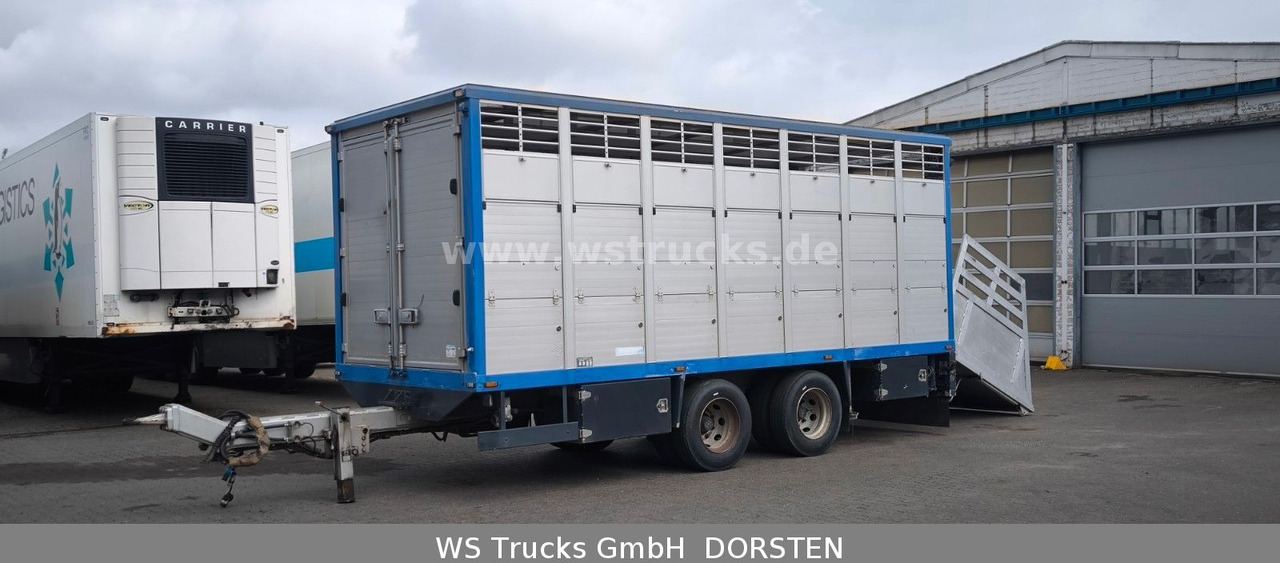 Menke-Janzen Tandem Einstock Top Zustand - شاحنة نقل المواشي مقطورة: صور 2 Menke-Janzen Tandem Einstock Top Zustand - شاحنة نقل المواشي مقطورة: صور 2