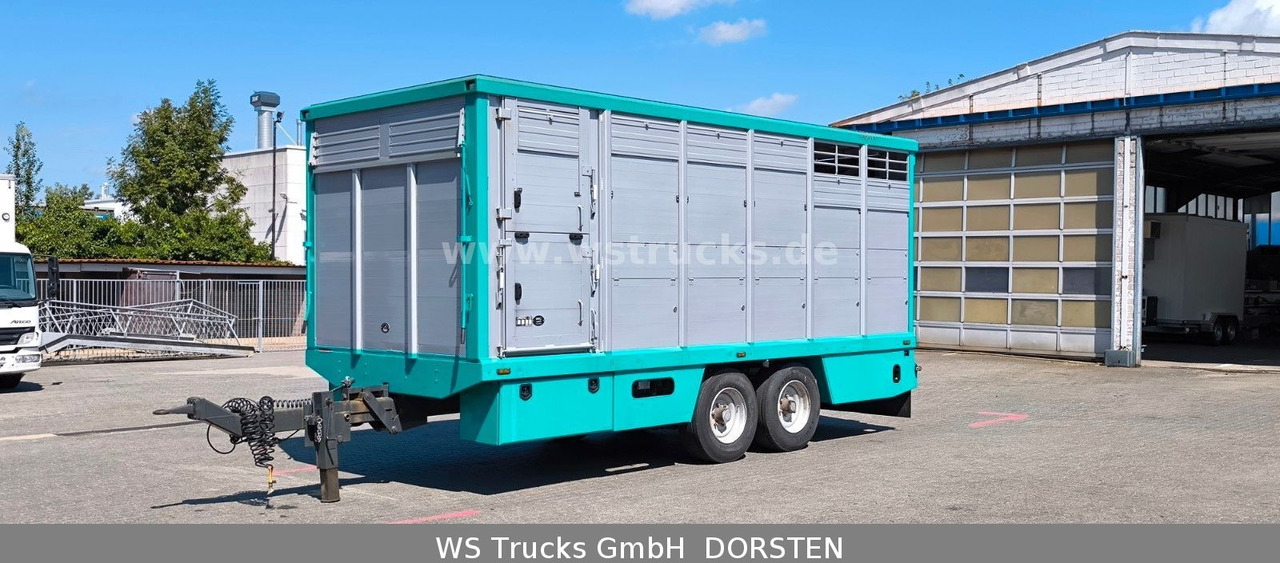 Menke-Janzen Tandem Einstock Top Zustand - شاحنة نقل المواشي مقطورة: صور 2 Menke-Janzen Tandem Einstock Top Zustand - شاحنة نقل المواشي مقطورة: صور 2