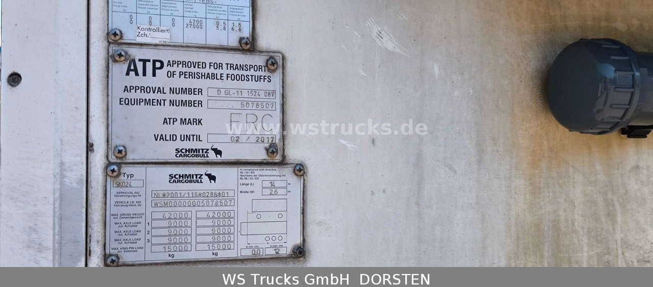 Schmitz Cargobull SKO 24 Kühlauflieger | Vector 1850 MT | LBW - مبردة نصف مقطورة: صور 5 Schmitz Cargobull SKO 24 Kühlauflieger | Vector 1850 MT | LBW - مبردة نصف مقطورة: صور 5