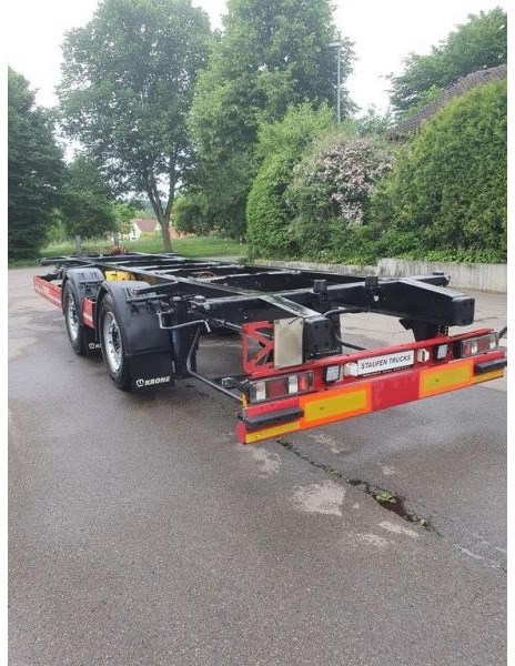 Krone Tandem Standard Lafette tiefgekuppelt 2-Achs Tandem Standard Lafette tiefgekuppelt TÜV NEU! - شاحنات الحاويات/ جسم علوي قابل للتغيير مقطورة: صور 4 Krone Tandem Standard Lafette tiefgekuppelt 2-Achs Tandem Standard Lafette tiefgekuppelt TÜV NEU! - شاحنات الحاويات/ جسم علوي قابل للتغيير مقطورة: صور 4