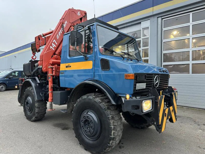 Unimog U 1500 (425) Ferrari Kran 147.2A*Jib* TÜV NEU! - شاحنة, شاحنة كرين: صور 1 Unimog U 1500 (425) Ferrari Kran 147.2A*Jib* TÜV NEU! - شاحنة, شاحنة كرين: صور 1