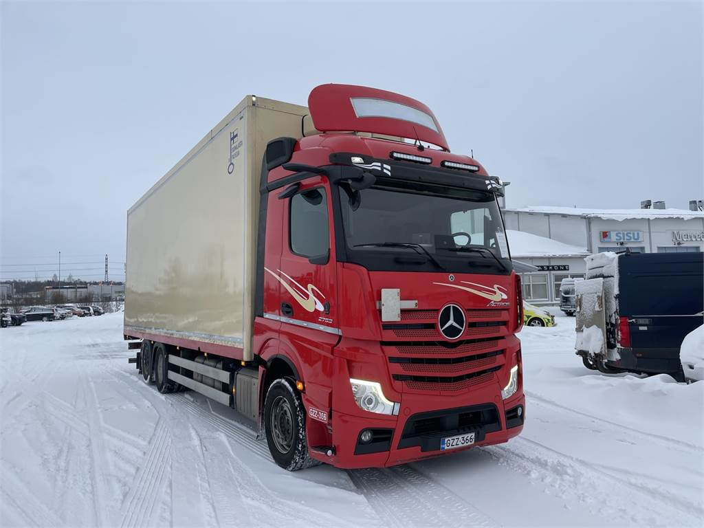 Mercedes-Benz Actros 5L 2553L Piako KSA rahtikori 9,5M - بصندوق مغلق شاحنة: صور 2 Mercedes-Benz Actros 5L 2553L Piako KSA rahtikori 9,5M - بصندوق مغلق شاحنة: صور 2
