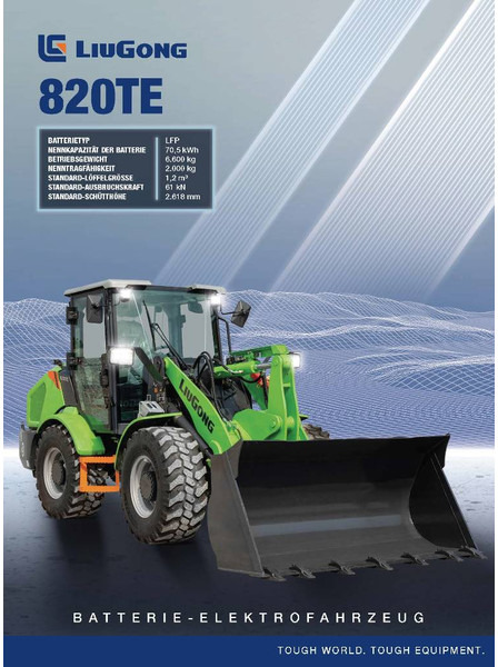 LIUGONG 820 TE vollelektrisch, 6.600 kg, 1.2 cbm (12005253 - اللودر بعجل: صور 2 LIUGONG 820 TE vollelektrisch, 6.600 kg, 1.2 cbm (12005253 - اللودر بعجل: صور 2
