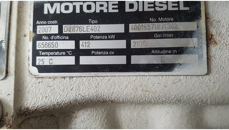 آلات البناء MAN D2876 LE402 USED: صور 6 آلات البناء MAN D2876 LE402 USED: صور 6