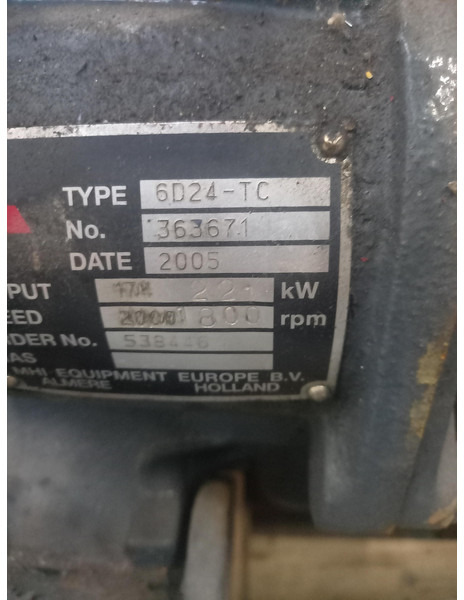 Mitsubishi 6D24 TC USED - آلات البناء: صور 3 Mitsubishi 6D24 TC USED - آلات البناء: صور 3
