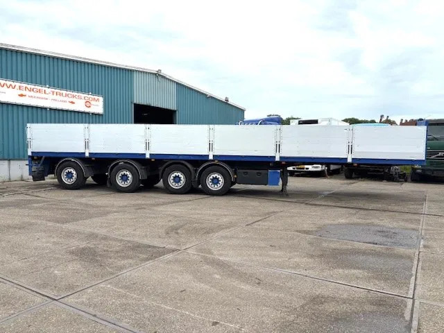 Kwb KWB P-504-STI-H 4-AXLE FLATBED TRAILER (SAF AXLES / 2x STEERING AXLE / 2x LIFT-AXLE / ALUMINIUM SIDE BORDS /ABS-EBS) - نصف مقطورة مسطحة: صور 4 Kwb KWB P-504-STI-H 4-AXLE FLATBED TRAILER (SAF AXLES / 2x STEERING AXLE / 2x LIFT-AXLE / ALUMINIUM SIDE BORDS /ABS-EBS) - نصف مقطورة مسطحة: صور 4