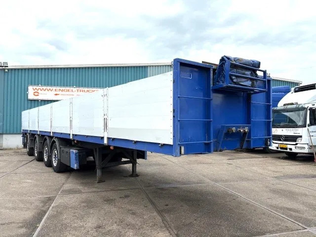 Kwb KWB P-504-STI-H 4-AXLE FLATBED TRAILER (SAF AXLES / 2x STEERING AXLE / 2x LIFT-AXLE / ALUMINIUM SIDE BORDS /ABS-EBS) - نصف مقطورة مسطحة: صور 2 Kwb KWB P-504-STI-H 4-AXLE FLATBED TRAILER (SAF AXLES / 2x STEERING AXLE / 2x LIFT-AXLE / ALUMINIUM SIDE BORDS /ABS-EBS) - نصف مقطورة مسطحة: صور 2