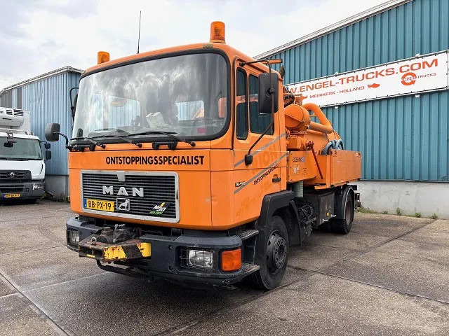 MAN F 15.192 (6-CILINDER) WITH GEESINK VACUUM TANK (MANUAL GEARBOX / P.T.O.) ORIGINAL DUTCH TRUCK - فراغ شاحنة: صور 1 MAN F 15.192 (6-CILINDER) WITH GEESINK VACUUM TANK (MANUAL GEARBOX / P.T.O.) ORIGINAL DUTCH TRUCK - فراغ شاحنة: صور 1