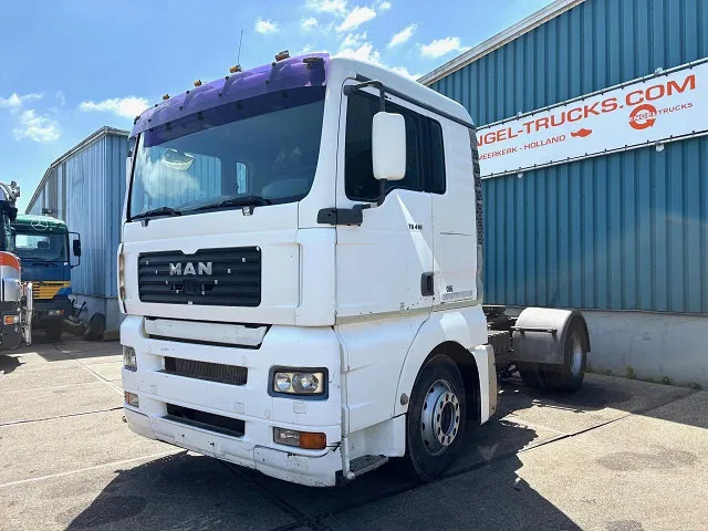 MAN TGA 18.410 BLS XL (6-CILINDERHEADS) (ZF16 MANUAL GEARBOX / ZF-INTARDER / P.T.O.) - شاحنة جرار: صور 1 MAN TGA 18.410 BLS XL (6-CILINDERHEADS) (ZF16 MANUAL GEARBOX / ZF-INTARDER / P.T.O.) - شاحنة جرار: صور 1