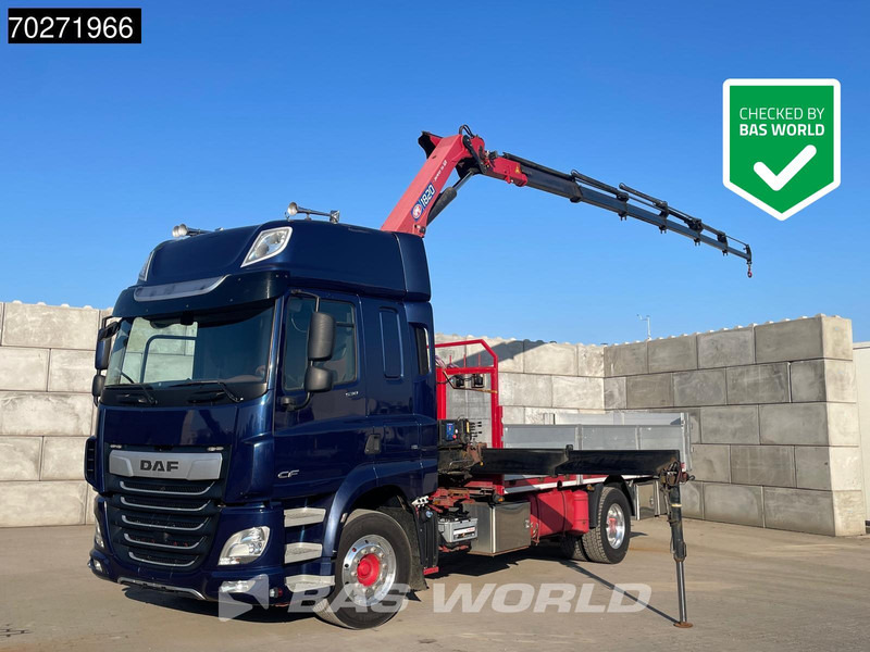 DAF CF 530 4X2 HMF 1820-RC Kran Crane Retarder Space cab Euro 6 - شاحنات مسطحة, شاحنة كرين: صور 1 DAF CF 530 4X2 HMF 1820-RC Kran Crane Retarder Space cab Euro 6 - شاحنات مسطحة, شاحنة كرين: صور 1
