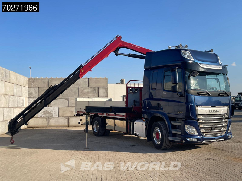 DAF CF 530 4X2 HMF 1820-RC Kran Crane Retarder Space cab Euro 6 - شاحنات مسطحة, شاحنة كرين: صور 5 DAF CF 530 4X2 HMF 1820-RC Kran Crane Retarder Space cab Euro 6 - شاحنات مسطحة, شاحنة كرين: صور 5