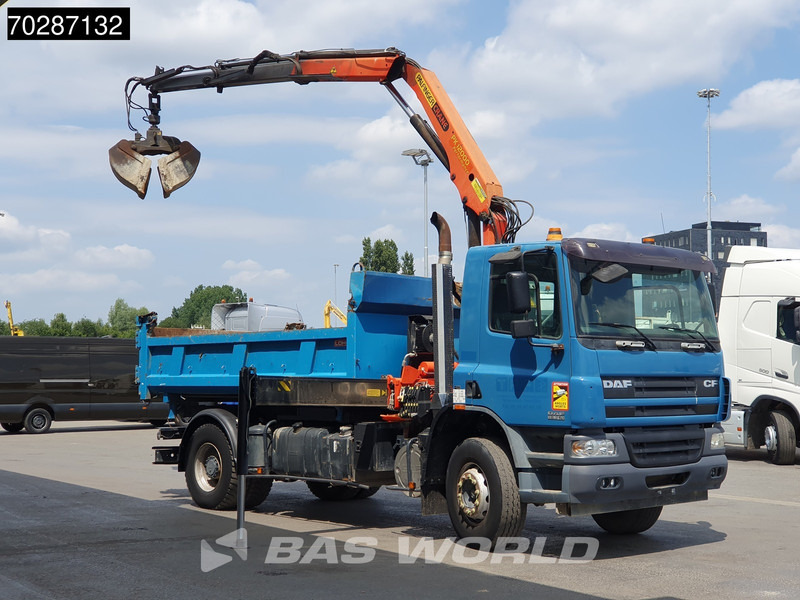 DAF CF75.310 4X2 Manual Big-Axle Steelsuspension Palfinger Euro 3 - قلابات, شاحنة كرين: صور 3 DAF CF75.310 4X2 Manual Big-Axle Steelsuspension Palfinger Euro 3 - قلابات, شاحنة كرين: صور 3