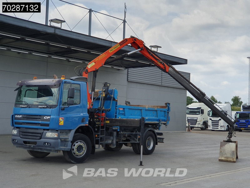 DAF CF75.310 4X2 Manual Big-Axle Steelsuspension Palfinger Euro 3 - قلابات, شاحنة كرين: صور 5 DAF CF75.310 4X2 Manual Big-Axle Steelsuspension Palfinger Euro 3 - قلابات, شاحنة كرين: صور 5
