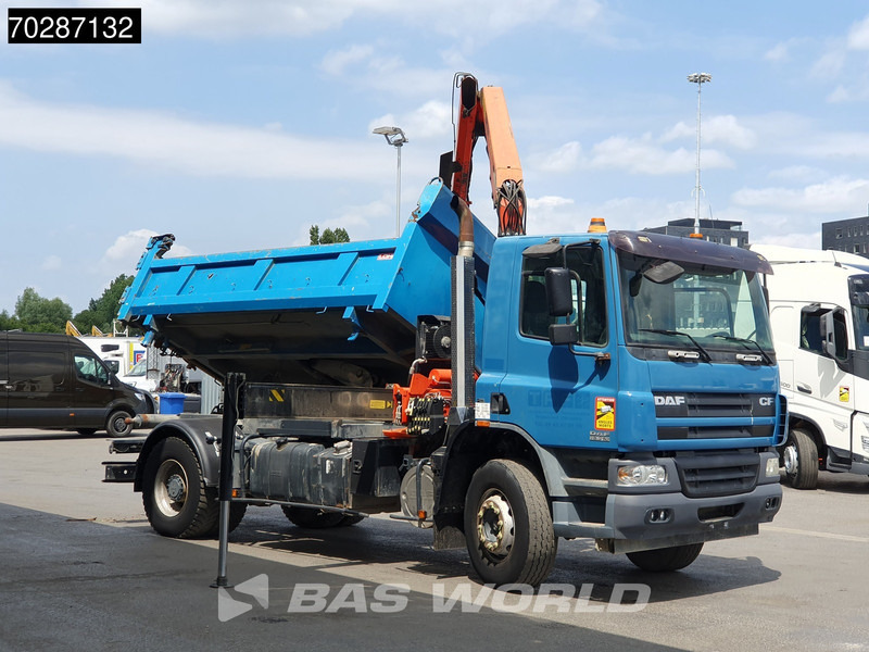 قلابات, شاحنة كرين DAF CF75.310 4X2 Palfinger PK12000 Kran Crane 7m3 tipper Big-Axle Steelsuspension Euro 3: صور 11