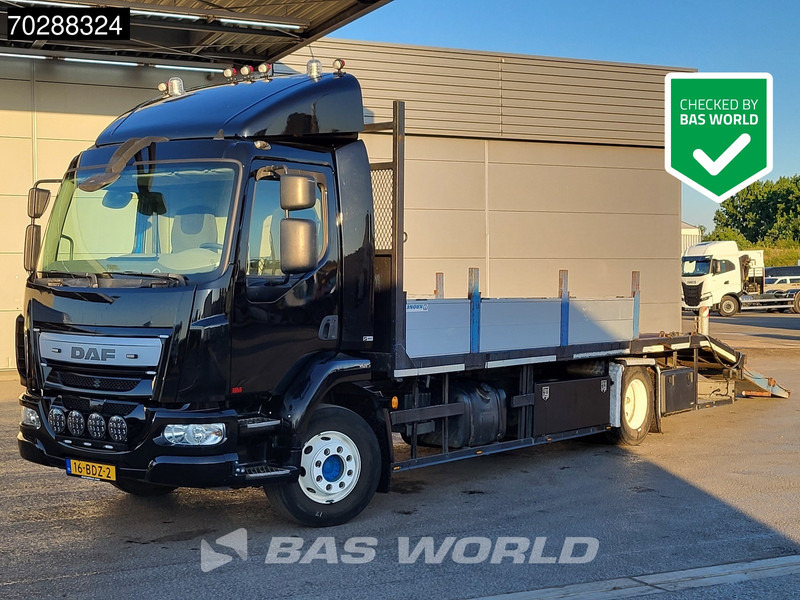 DAF LF 180 4X2 14t NL-Truck Machine transporter Oprijwagen Hydraulic ramps Euro 6 - شاحنة نقل سيارات شاحنة: صور 1 DAF LF 180 4X2 14t NL-Truck Machine transporter Oprijwagen Hydraulic ramps Euro 6 - شاحنة نقل سيارات شاحنة: صور 1