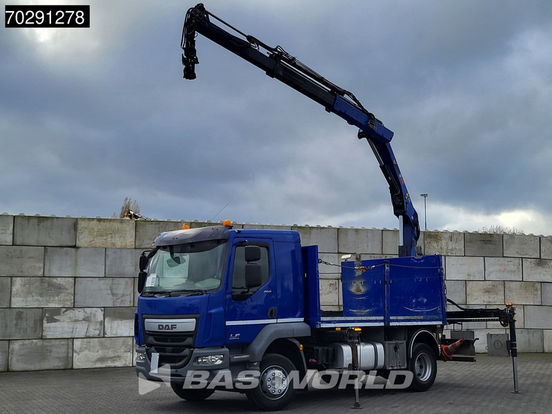 DAF LF 260 LF 4X2 Hiab 111 B-2 HIDUO Crane Kran Remote control Automatic ACC Euro 6 - شاحنات مسطحة, شاحنة كرين: صور 1 DAF LF 260 LF 4X2 Hiab 111 B-2 HIDUO Crane Kran Remote control Automatic ACC Euro 6 - شاحنات مسطحة, شاحنة كرين: صور 1
