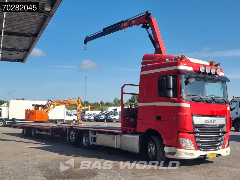 DAF XF 440 6X2 NL-Truck Transporter HMF 900-K2 Kran Winch Lift-Lenkachse Euro 6 - شاحنة, شاحنة كرين: صور 5 DAF XF 440 6X2 NL-Truck Transporter HMF 900-K2 Kran Winch Lift-Lenkachse Euro 6 - شاحنة, شاحنة كرين: صور 5