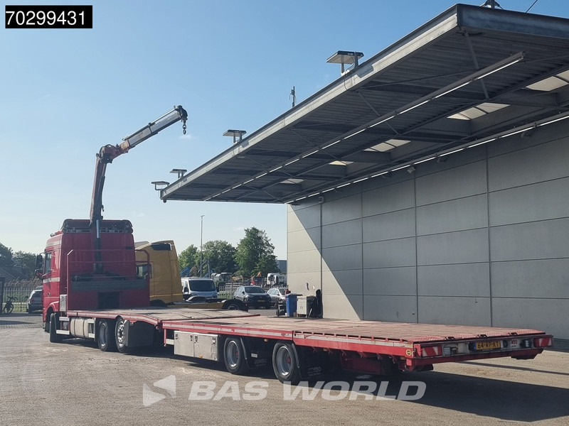 DAF XF 440 6X2 NL-combi Transporter HMF 900-K2 Kran Winch Lift-Lenkachse Euro 6 - شاحنات مسطحة, شاحنة كرين: صور 2 DAF XF 440 6X2 NL-combi Transporter HMF 900-K2 Kran Winch Lift-Lenkachse Euro 6 - شاحنات مسطحة, شاحنة كرين: صور 2