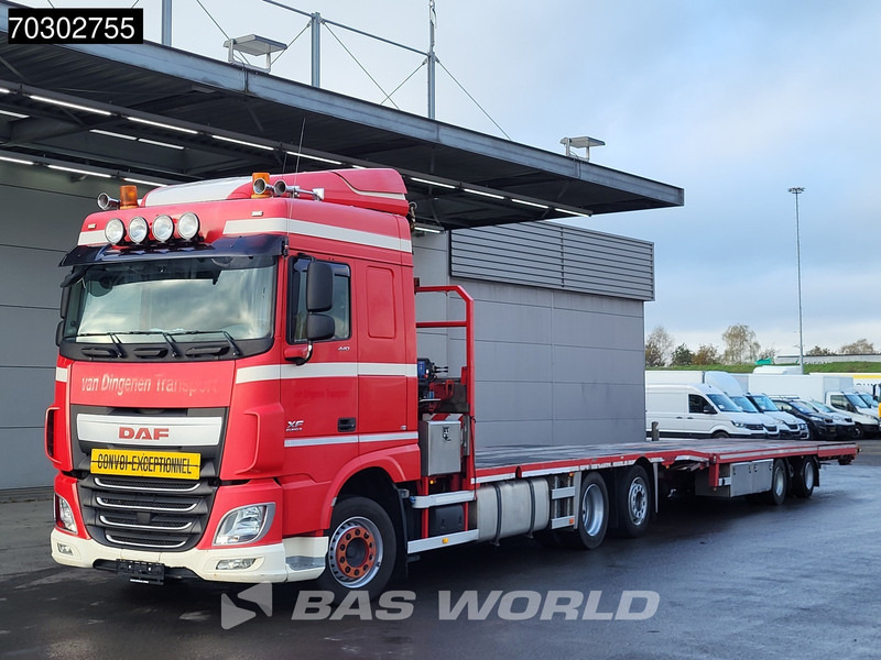 DAF XF 440 XF 6X2 NL-Truck Transporter APK HMF 900-K2 crane Winch Lift-Lenkachse Euro 6 - شاحنات مسطحة, شاحنة كرين: صور 5 DAF XF 440 XF 6X2 NL-Truck Transporter APK HMF 900-K2 crane Winch Lift-Lenkachse Euro 6 - شاحنات مسطحة, شاحنة كرين: صور 5