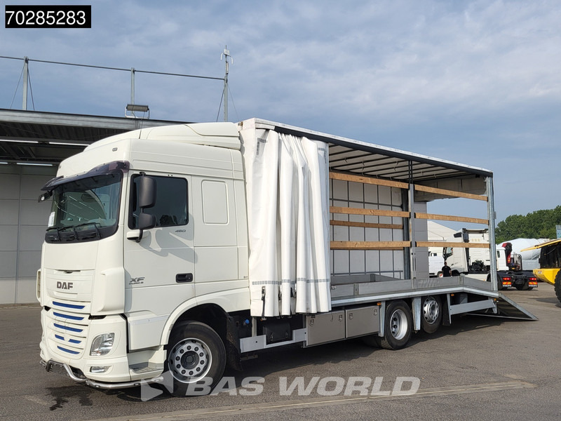 DAF XF 460 6X2 Machine Transporter hydraulic ramp Retarder Lift+Lenkasche Euro 6 - شاحنة نقل سيارات شاحنة: صور 1 DAF XF 460 6X2 Machine Transporter hydraulic ramp Retarder Lift+Lenkasche Euro 6 - شاحنة نقل سيارات شاحنة: صور 1