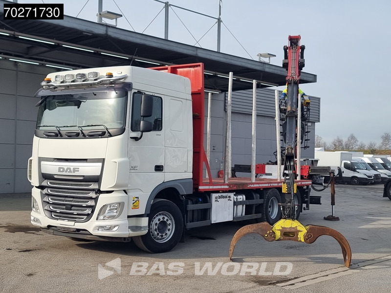 DAF XF 510 6X4 Jonsered Z-Crane SC ACC Retarder Euro 6 - شاحنة قطع الأشجار, شاحنة كرين: صور 5 DAF XF 510 6X4 Jonsered Z-Crane SC ACC Retarder Euro 6 - شاحنة قطع الأشجار, شاحنة كرين: صور 5