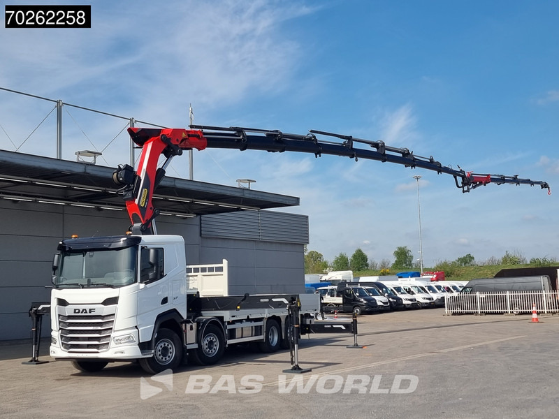 DAF XF 530 8X2 NEW Palfinger PK580 TEC Kran Crane Fly-Jib Winch Lift+Lenkasche Retarder - شاحنات مسطحة, شاحنة كرين: صور 2 DAF XF 530 8X2 NEW Palfinger PK580 TEC Kran Crane Fly-Jib Winch Lift+Lenkasche Retarder - شاحنات مسطحة, شاحنة كرين: صور 2