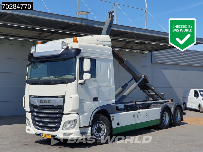 DAF XF 530 XF 6X2 NL-Truck VDL Hooklift Standklima Automatic ACC Euro 6 - شاحنة ذات الخطاف: صور 1 DAF XF 530 XF 6X2 NL-Truck VDL Hooklift Standklima Automatic ACC Euro 6 - شاحنة ذات الخطاف: صور 1