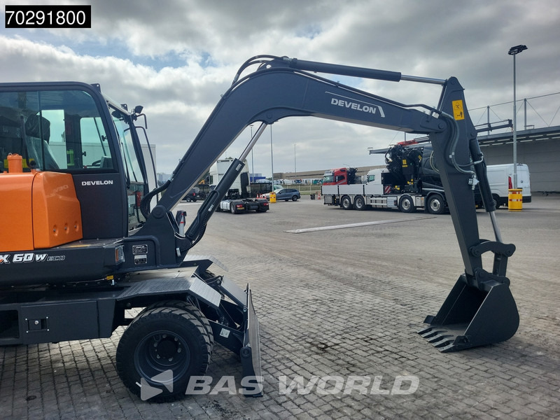 حفارة على عجلات جديد Develon DX60 WN ECO-1 A/C: صور 6