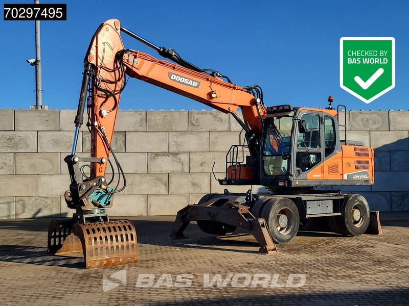 Doosan DX170W -5 - حفارة على عجلات: صور 1 Doosan DX170W -5 - حفارة على عجلات: صور 1