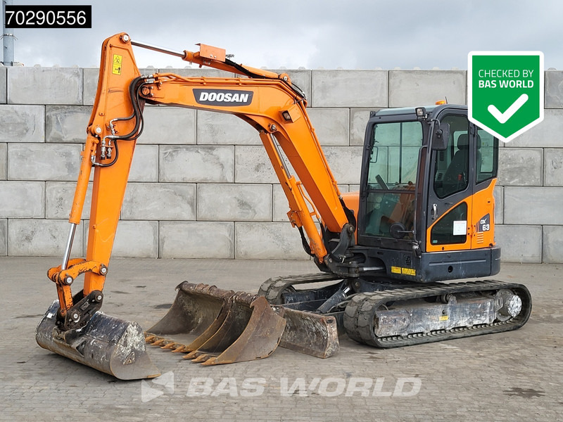 Doosan DX63-3 3 BUCKETS - A/C - حفارة مصغرة: صور 1 Doosan DX63-3 3 BUCKETS - A/C - حفارة مصغرة: صور 1