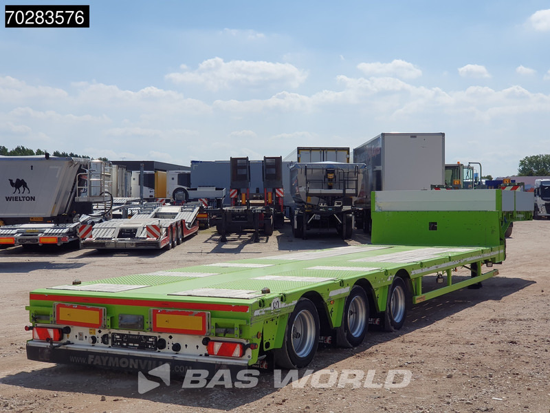 Faymonville F-S43-1AAF 3 axles Extendable Twistlocks 3x Hydraulic Steering Galvanised - عربة مسطحة منخفضة نصف مقطورة: صور 5 Faymonville F-S43-1AAF 3 axles Extendable Twistlocks 3x Hydraulic Steering Galvanised - عربة مسطحة منخفضة نصف مقطورة: صور 5