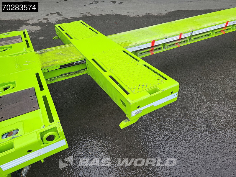 Faymonville F-S43-1AAF 3 axles Extendable Twistlocks 3x Hydraulic Steering Galvanised - عربة مسطحة منخفضة نصف مقطورة: صور 2 Faymonville F-S43-1AAF 3 axles Extendable Twistlocks 3x Hydraulic Steering Galvanised - عربة مسطحة منخفضة نصف مقطورة: صور 2