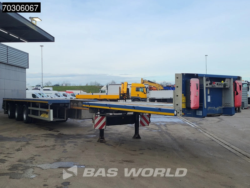 نصف مقطورة مسطحة Faymonville F-S43-1AAF 3x Steering Axle 2x Extendable 1580cm: صور 8