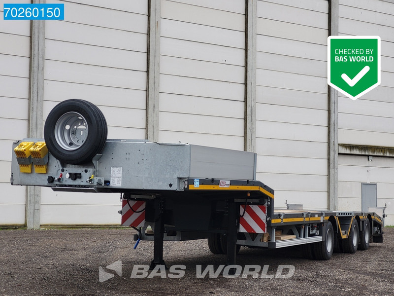 Faymonville MAX100-N-3A-9.30-RM 3 axles NEW 475cm Extendable Lift+Lenkachse - عربة مسطحة منخفضة نصف مقطورة: صور 1 Faymonville MAX100-N-3A-9.30-RM 3 axles NEW 475cm Extendable Lift+Lenkachse - عربة مسطحة منخفضة نصف مقطورة: صور 1