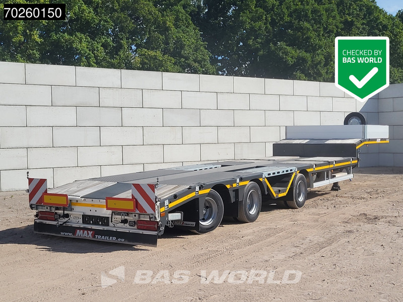 Faymonville MAX100-N-3A-9.30-RM 3 axles NEW 475cm Extendable Lift+Lenkachse - عربة مسطحة منخفضة نصف مقطورة: صور 1 Faymonville MAX100-N-3A-9.30-RM 3 axles NEW 475cm Extendable Lift+Lenkachse - عربة مسطحة منخفضة نصف مقطورة: صور 1