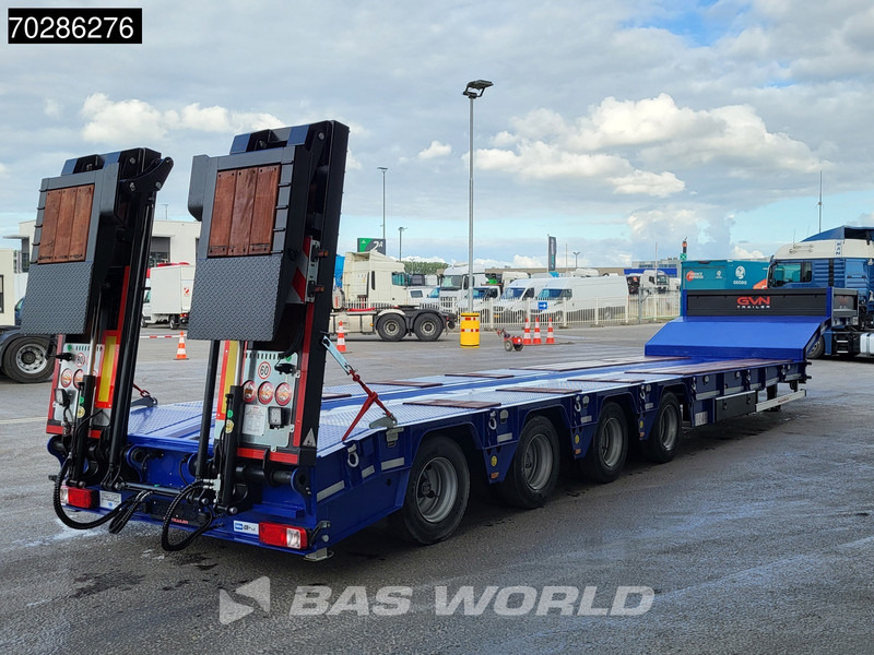 GVN Trailer 4 axles NEW Lift+Lenkachse Hydraulic Ramps - عربة مسطحة منخفضة نصف مقطورة: صور 5 GVN Trailer 4 axles NEW Lift+Lenkachse Hydraulic Ramps - عربة مسطحة منخفضة نصف مقطورة: صور 5