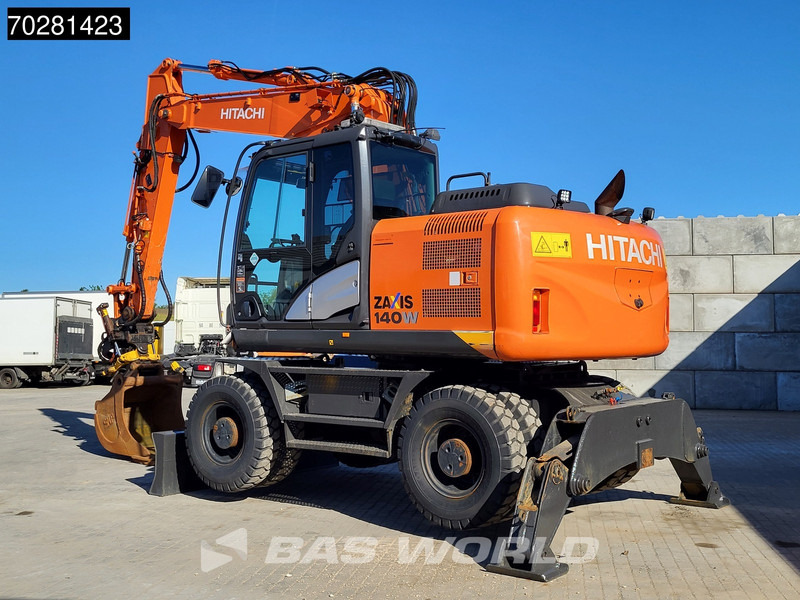 Hitachi ZX140W -5 OUTRIGGERS + BLADE - حفارة على عجلات: صور 3 Hitachi ZX140W -5 OUTRIGGERS + BLADE - حفارة على عجلات: صور 3