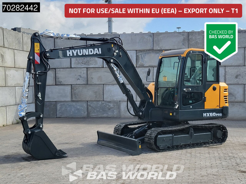 Hyundai HX60 PRON A/C - حفارة مصغرة: صور 1 Hyundai HX60 PRON A/C - حفارة مصغرة: صور 1
