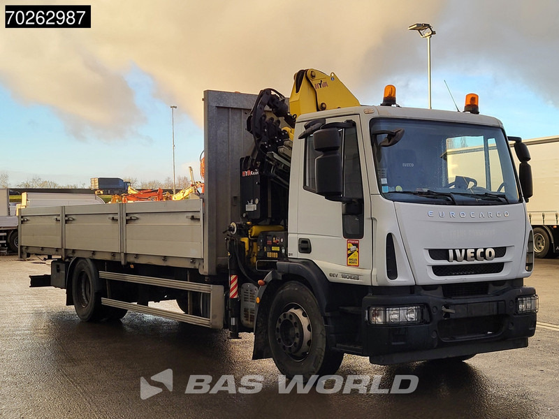 Iveco Eurocargo 180E250 4X2 Engine problems/defect Hyva HB150 XE 3 Kran Euro 5 - شاحنات مسطحة, شاحنة كرين: صور 3 Iveco Eurocargo 180E250 4X2 Engine problems/defect Hyva HB150 XE 3 Kran Euro 5 - شاحنات مسطحة, شاحنة كرين: صور 3