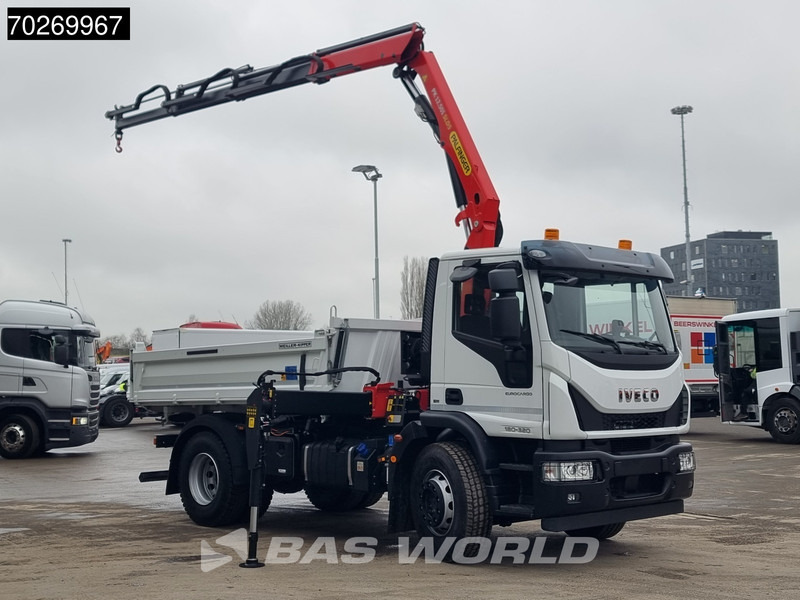 Iveco Eurocargo 180E320 4X2 Steelsuspension 3-Seiten Palfinger PK12.501 Euro 6 - قلابات, شاحنة كرين: صور 3 Iveco Eurocargo 180E320 4X2 Steelsuspension 3-Seiten Palfinger PK12.501 Euro 6 - قلابات, شاحنة كرين: صور 3