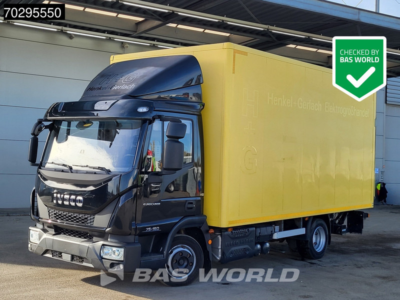 Iveco Eurocargo 75E160 4X2 7.5tonner Automatic 1000kg Ladebordwand Euro 6 - بصندوق مغلق شاحنة: صور 1 Iveco Eurocargo 75E160 4X2 7.5tonner Automatic 1000kg Ladebordwand Euro 6 - بصندوق مغلق شاحنة: صور 1