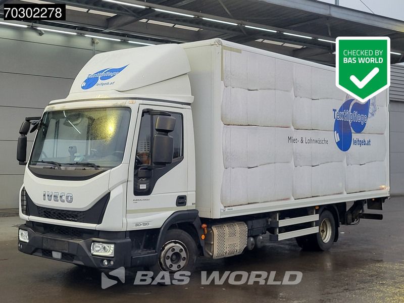 Iveco Eurocargo 80E190 4X2 8tonner Manual 1500kg Tailgate Euro 6 - بصندوق مغلق شاحنة: صور 1 Iveco Eurocargo 80E190 4X2 8tonner Manual 1500kg Tailgate Euro 6 - بصندوق مغلق شاحنة: صور 1