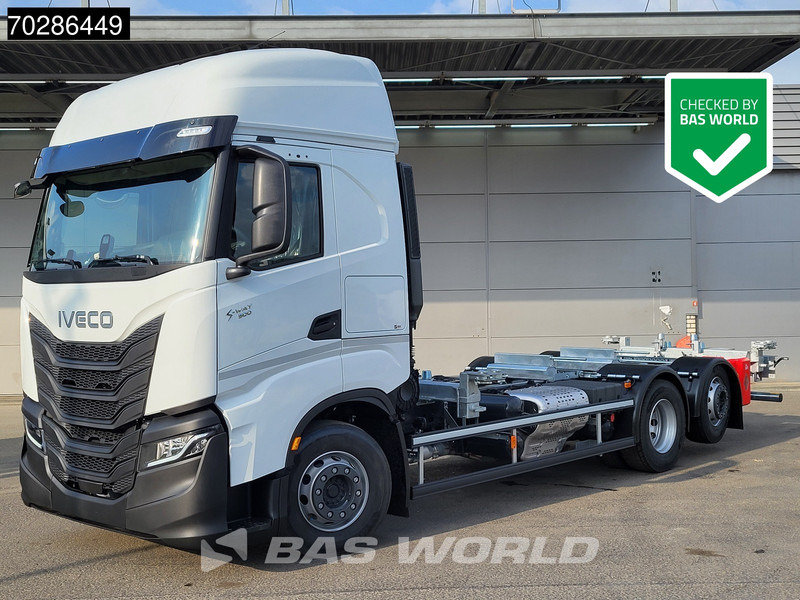 Iveco S-Way 500 6X2 NEW BDF! Lift+Steering Axle ACC Standklima Euro 6 - شاحنات الحاويات/ جسم علوي قابل للتغيير شاحنة: صور 1 Iveco S-Way 500 6X2 NEW BDF! Lift+Steering Axle ACC Standklima Euro 6 - شاحنات الحاويات/ جسم علوي قابل للتغيير شاحنة: صور 1