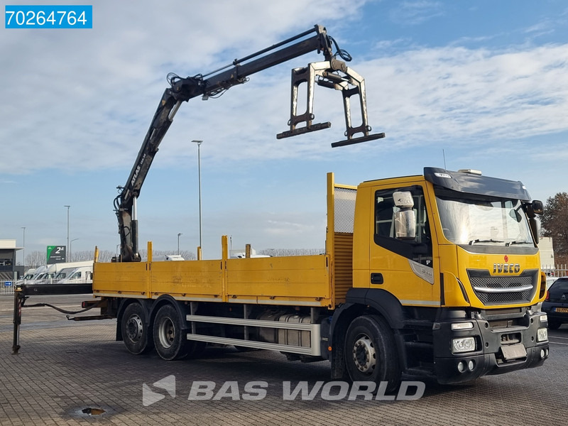 Iveco Stralis 310 6X2 RHD! Atlas 135.2VE-A11 Crane Lift-lenkachse ACC Euro 6 - شاحنات مسطحة, شاحنة كرين: صور 3 Iveco Stralis 310 6X2 RHD! Atlas 135.2VE-A11 Crane Lift-lenkachse ACC Euro 6 - شاحنات مسطحة, شاحنة كرين: صور 3