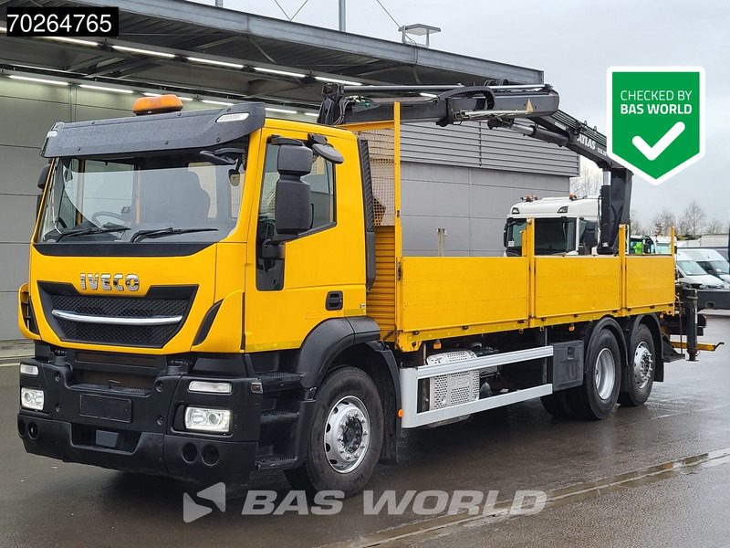 Iveco Stralis 310 6X2 RHD! Lift+Lenkachse Atlas 135.2VE-A11 Kran Crane Euro 6 - شاحنات مسطحة, شاحنة كرين: صور 1 Iveco Stralis 310 6X2 RHD! Lift+Lenkachse Atlas 135.2VE-A11 Kran Crane Euro 6 - شاحنات مسطحة, شاحنة كرين: صور 1
